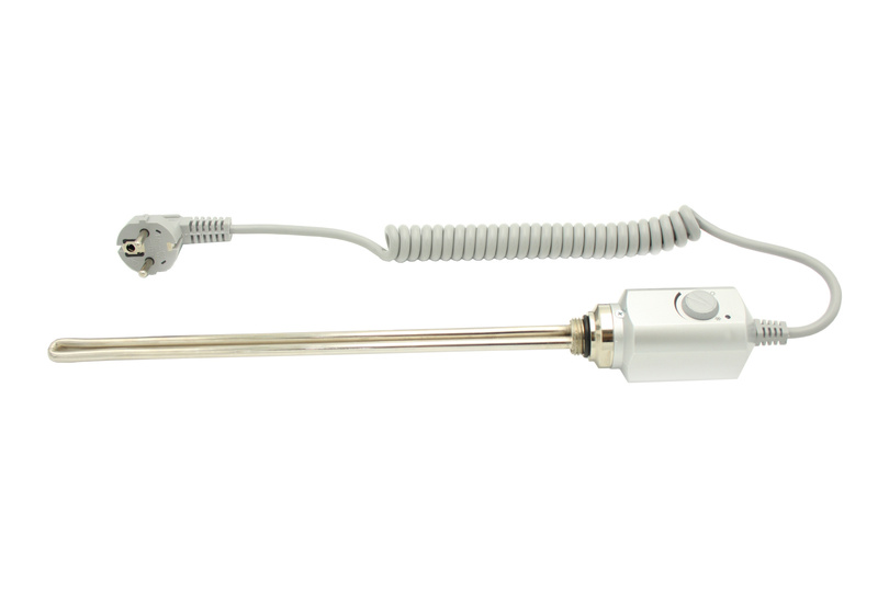 BATHROOM HEATER WITH ELECTRONIC THERMOSTAT 1200W SILVER MAT (GL01.1200SLM) B-STOCK