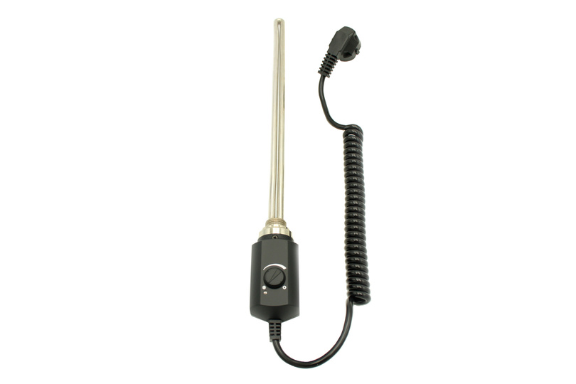 BATHROOM HEATER WITH ELECTRONIC THERMOSTAT 300W BLACK MAT (GL01.300BKM)