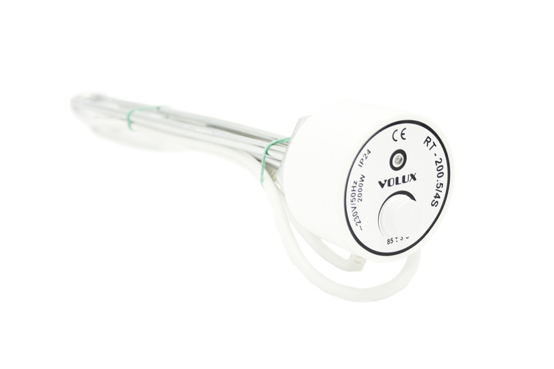 DAS HEIZELEMENT MIT ELEKTRONISCHEM THERMOSTAT 2000W 5/4" - KNOPF (GB01.2054G85)