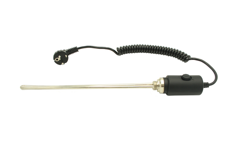 ELEKTRISCHE HEIZELEMENTE FÜR BADEZIMMER-HEIZKÖRPERA 1200W SCHWARZ MATTE  (GL02.1200BKM)