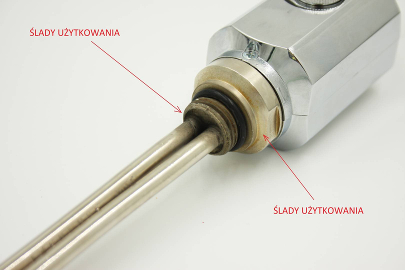 GRZAŁKA ELEKTR. DO GRZEJNIKA 300W CHROM (GL01.300CH) UŻYWANA