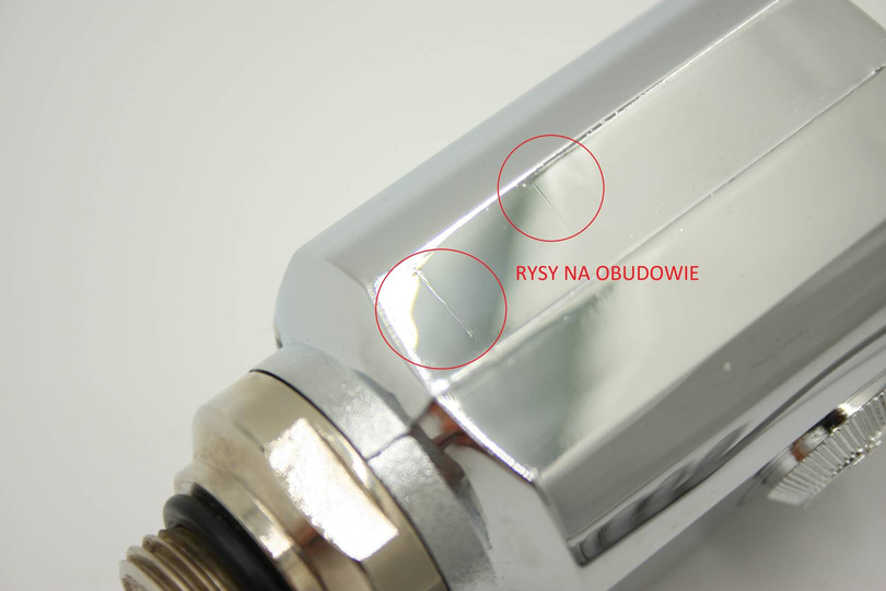 GRZAŁKA ELEKTR. DO GRZEJNIKA 1200W CHROM (GL01.1200CH) UŻYWANA