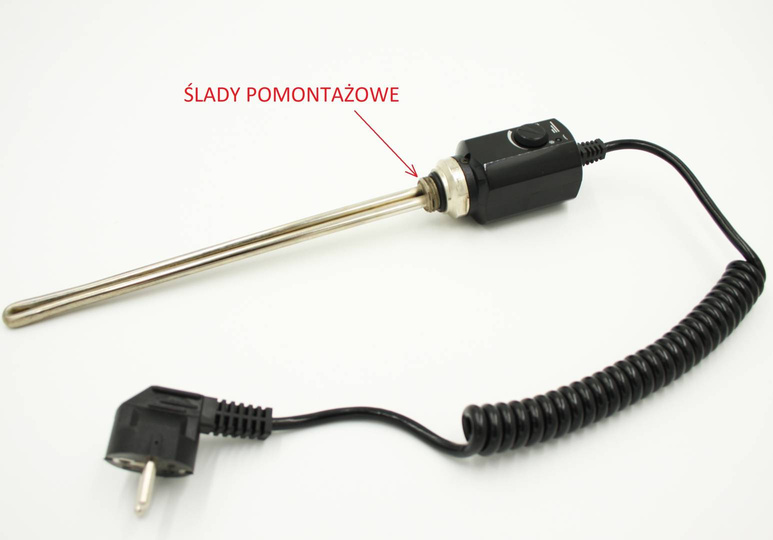 ELEKTRISCHE HEIZELEMENTE FÜR BADEZIMMER-HEIZKÖRPERA 600W SCHWARZ (GL01.600BK) B-WARE