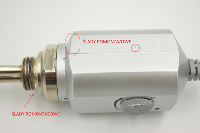 GRZAŁKA ELEKTR. DO GRZEJNIKA 1200W SREBRNY MAT (GL01.1200SLM) UŻYWANA