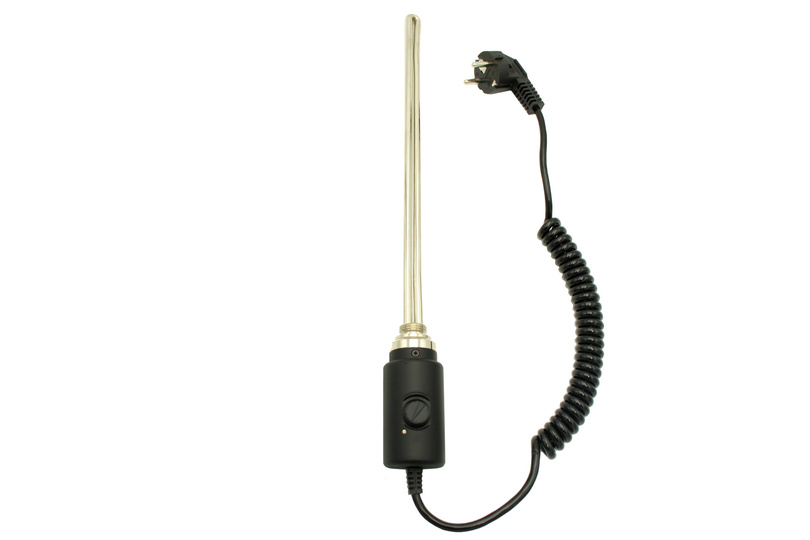 BATHROOM HEATER WITH ELECTRONIC THERMOSTAT 600W BLACK MAT (GL02.600BKM)