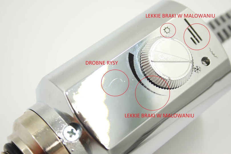GRZAŁKA ELEKTR. DO GRZEJNIKA 900W CHROM (GL01.900CH) UŻYWANA